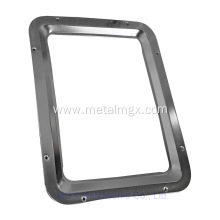 Metal Door Square Vision Window Frame